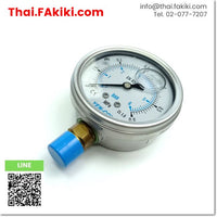 (C)Used, PGF63A6B-1/4PT-Y Pressure Gauge ,เกจ์วัดความดัน สเปค 1/4PT 0.6MPa ,YENCO