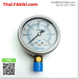 (C)Used, PGF63A6B-1/4PT-Y Pressure Gauge, pressure gauge specs 1/4PT 0.6MPa, YENCO 