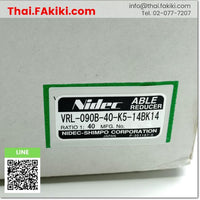(A)Unused, VRL-090B-40-K5-14BK14 Decelerator ,Speed ​​deceler Specification Ratio : 1/40 ,NIDEC SHIMPO 