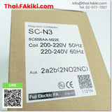 (A)Unused, SC-N3 Electromagnetic Contactor ,แมกเนติกคอนแทคเตอร์ สเปค AC200V 2a2b ,FUJI