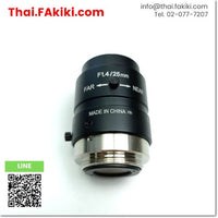 (C)Used, CA-LH25 High-resolution Low-distortion Lens ,เลนส์ความเบี่ยงเบนต่ำความละเอียดสูง สเปค F1.4/25mm ,KEYENCE