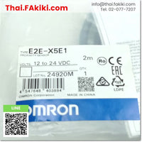 (A)Unused, E2E-X5E1 Proximity Sensor ,พร็อกซิมิตี้เซนเซอร์ สเปค DC12-24V 2m ,OMRON