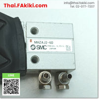(C)Used, MHZAJ2-6D Parallel open/close type air chuck ,กระบอกลมจับยึดชิ้นงานแบบลมขนาน  สเปค MHZAJ2 Series 6mm ,SMC