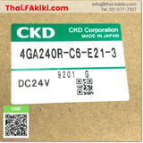 (C)Used, 4GA240R-C6-E21-3 Valve ,วาล์ว สเปค DC24V ,CKD