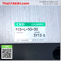 (C)Used, FCD-L-50-30 Compact cylinder ,กระบอกสูบแบบคอมแพ็ค สเปค Bore size (50mm) Stroke length (30mm) ,CKD