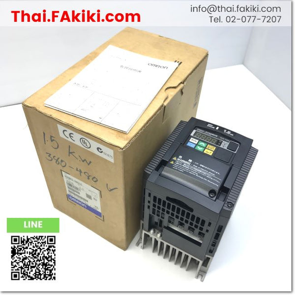 (A)Unused, 3G3MX2-A4015 Inverter ,อินเวอร์เตอร์ สเปค 3PH AC400V 1.5kw. ,OMRON