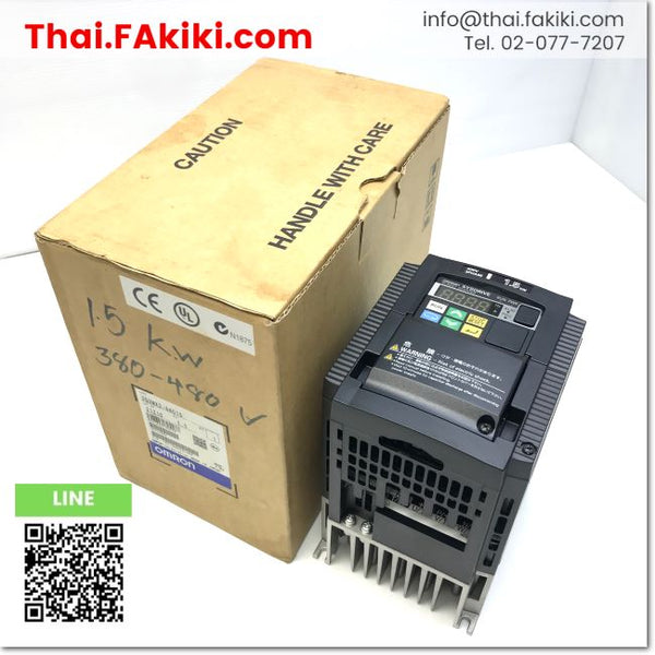 (B)Unused*, 3G3MX2-A4015 Inverter ,อินเวอร์เตอร์ สเปค 3PH AC400V 1.5kw. ,OMRON