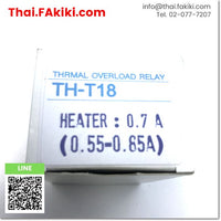 (A)Unused, TH-T18 Thermal Overload Relay ,Overload Relay Specification 0.55-0.85A ,MITSUBISHI 