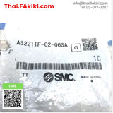 (A)Unused, AS2211F-02-06SA Speed controller ,ตัวปรับความเร็วลม สเปค 10pcs/pack ,SMC