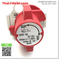 (B)Unused*, VHS30-03A Residual pressure release 3-port valve, 3-port residual pressure release valve, RC3/8 specification, SMC 