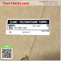 (A)Unused, TU1610B-100 Polyurethane Tubing  ,สายลมท่อโพลียูรีเทน สเปค 100M ,SMC