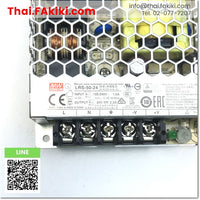 (A)Unused, LRS-50-24 Switching Power Supply, switching power supply specification DC24V 2.2A, MEANWELL 