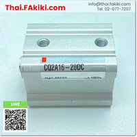 (C)Used, CQ2A16-20DC Air Cylinder, กระบอกสูบลม สเปค Tube inner diameter 16mm, Cylinder stroke 20mm, SMC