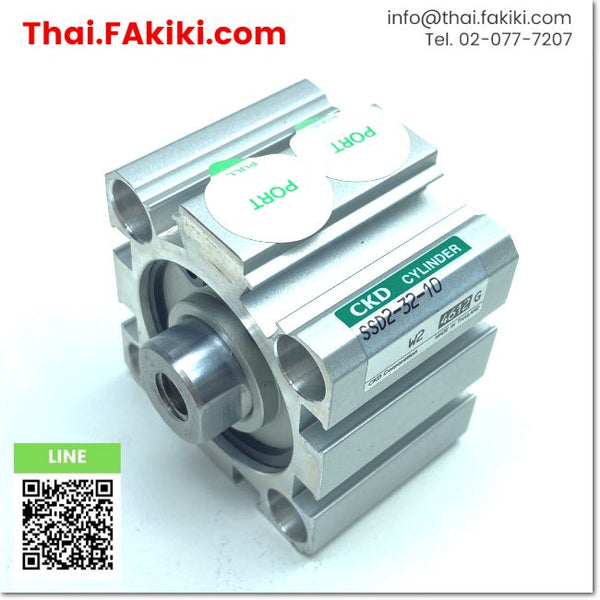 (C)Used, SSD2-32-10 Air Cylinder, กระบอกสูบลม สเปค Bore size 32mm ,Stroke length 10mm, CKD