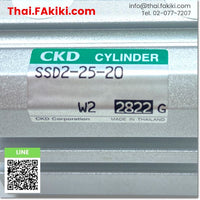 (C)Used, SSD2-25-20 Air Cylinder, กระบอกสูบลม สเปค Bore size 25mm ,Stroke length 20mm, CKD