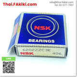 (A)Unused, 6202ZZC3E BEARING ,Ball bearing specs - ,NSK 