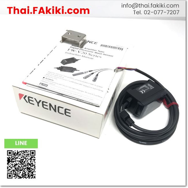 (A)Unused, FW-V20 Ultrasonic Sensor Amplifier ,อัลตราโซนิกเซนเซอร์แอมพลิฟายเออร์ สเปค - ,KEYENCE