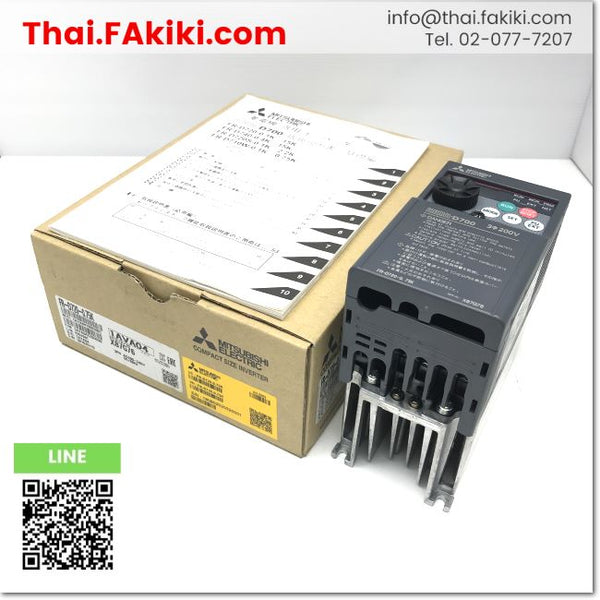 (A)Unused, FR-D720-0.75K inverter ,อินเวอร์เตอร์ สเปค 3PH AC200V ,MITSUBISHI