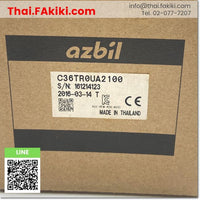 (B)Unused* , C36TR0UA2100 Temperature Controller, temperature controller specs AC100-240V size:96x96mm, AZBIL 