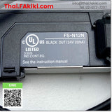 (A)Unused, FS-N12N Fiber Optic Sensor Amplifier, ไฟเบอร์แอมพลิฟายเออร์ สเปค -, KEYENCE