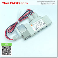 (C)Used, SY3120-5LZ-C4-F1 solenoid valve, โซลินอยด์วาล์ว สเปค DC24V 5-port, SMC